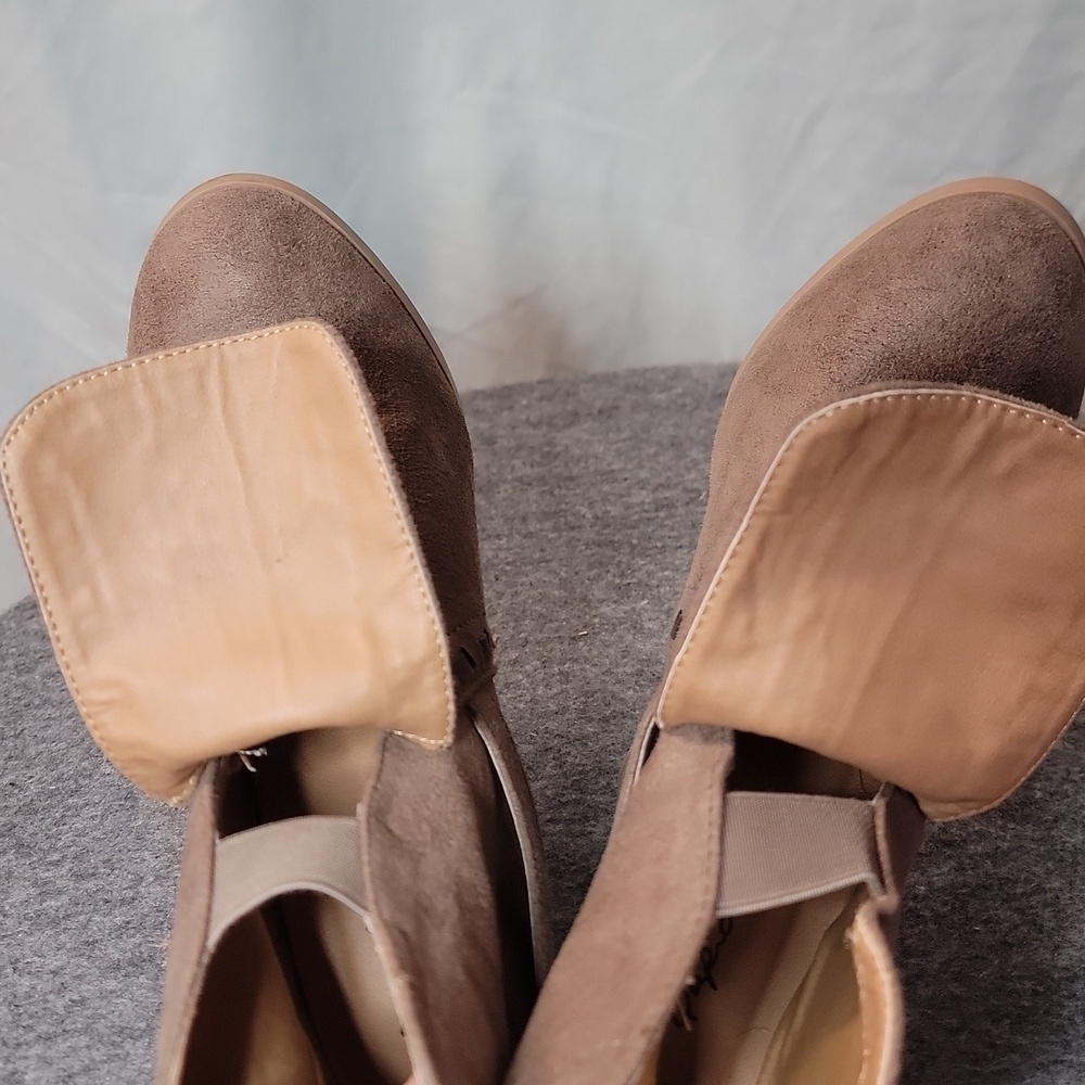 Brown Strappy Ankle Boots Qupid - Picture 12 of 14